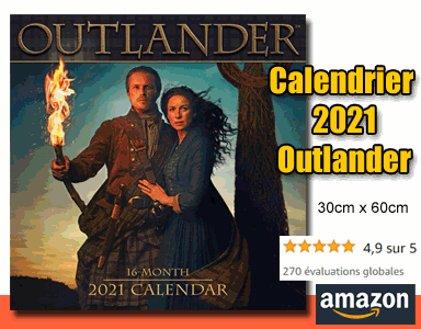 Outlander Saison 5 - Calendrier 2021 Outlander
