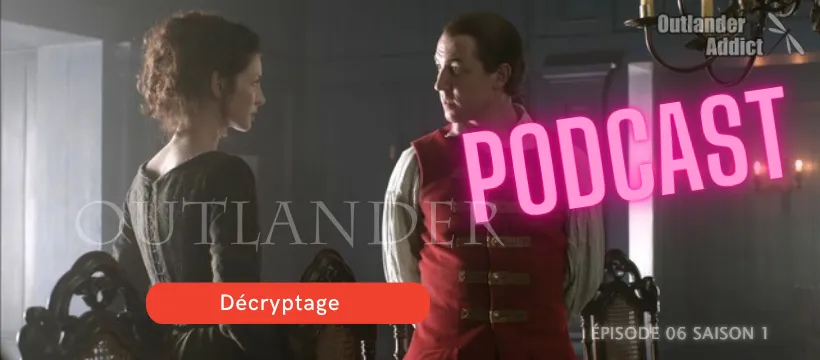 Claire face au redoutable capitaine Black Jack Randall dans une scène tendue à la garnison. – Outlander Addict Episode 6 Saison 1