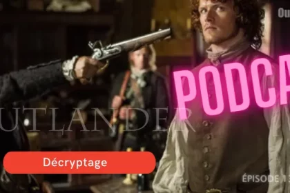 Jamie Fraser sous la menace d’un pistolet pointé par un soldat de la garde à l’intérieur de Lallybroch, dans un moment de tension. - Outlander Addict épisode 13 Saison 1