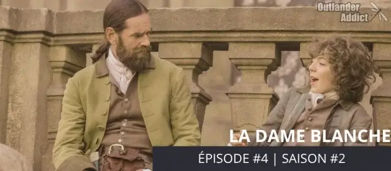 Murtagh et Fergus attendent Claire sur les escaliers devant l'hôpital des anges. - Outlander saison 2 épisode 4 "La Dame Blanche"