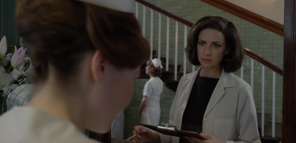 Claire et l'infirmière Jeffries episode 5 saison 5 Outlander