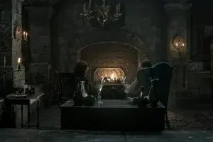 Jamie est invité dans les appartement privé de Lord John à la prison d'Ardsmuir