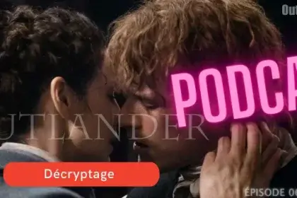 Claire et Jamie échange leur premier baiser après 20 ans de séparation. Outlander saison 3 épisode 6 "A.Malcom"