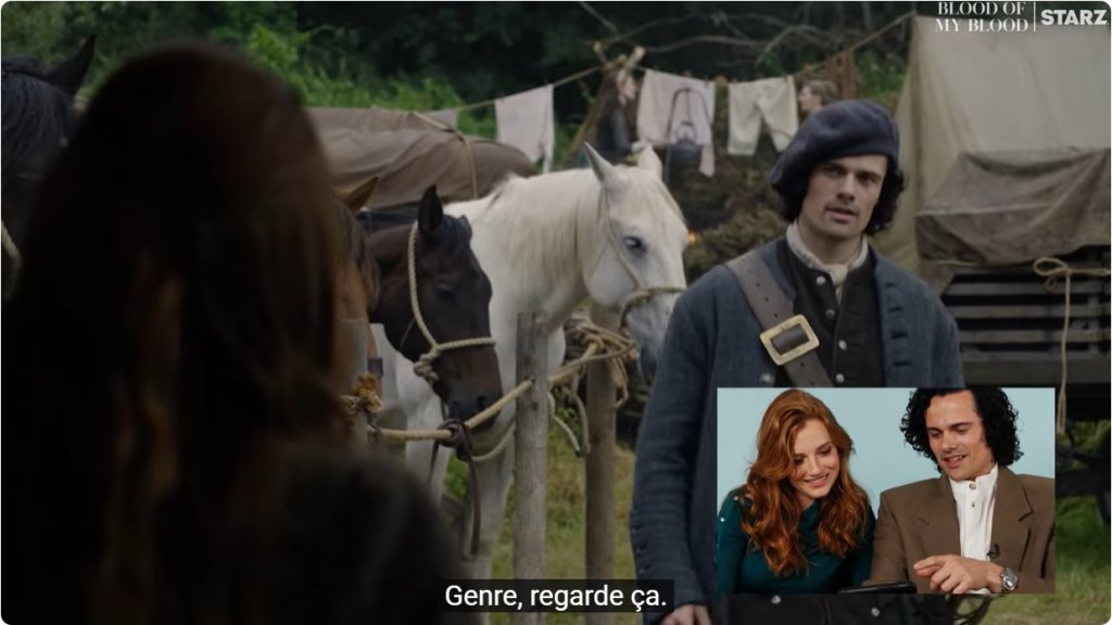 jamie roy et harriet slater commentent la scène de la rencontre entre Brian et Ellen dans l'épisode 1 de Blood of my Blood