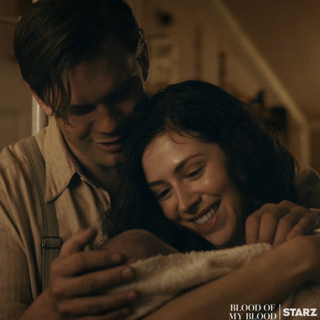 bébé claire dans l'épisode 6 de blood of my blood avec Julia et Henry Beauchamp