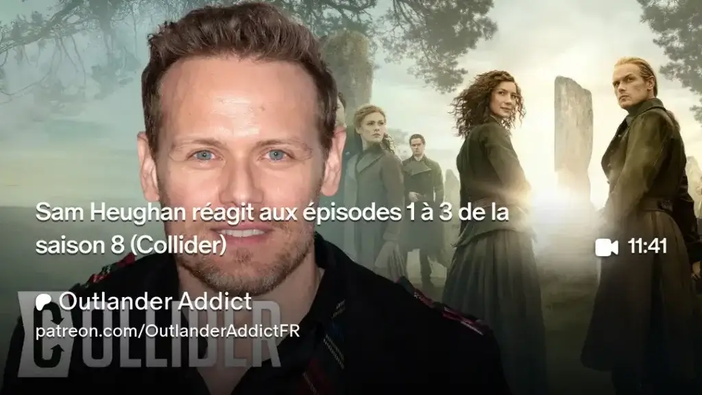 interview collider outlander saison 8 sam heughan