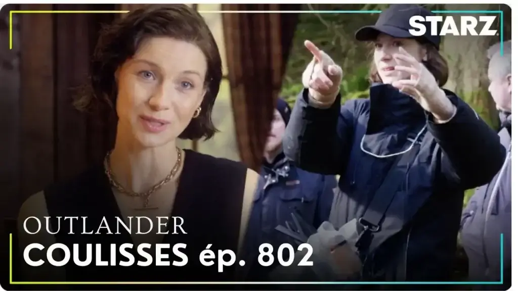 coulisses épisode 2 saison 8 outlander caitriona balfe réalisatrice