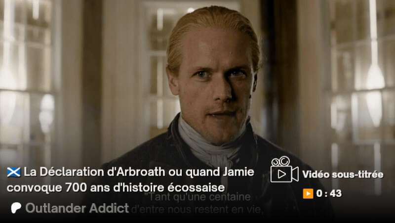 outlander déclaration d'arbroath saison 8