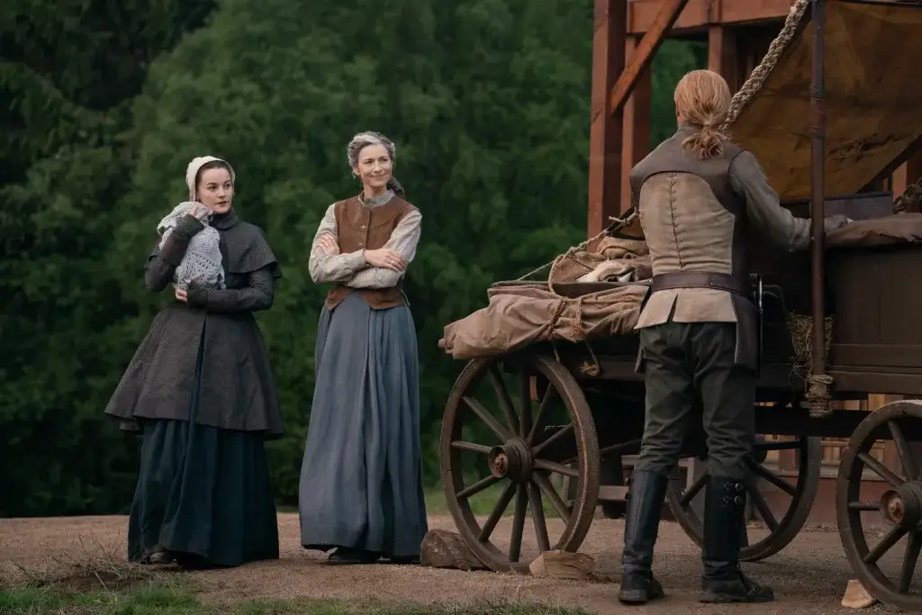 outlander saison 8 épisode 4 mousquets liberté choucroute jamie claire rachel