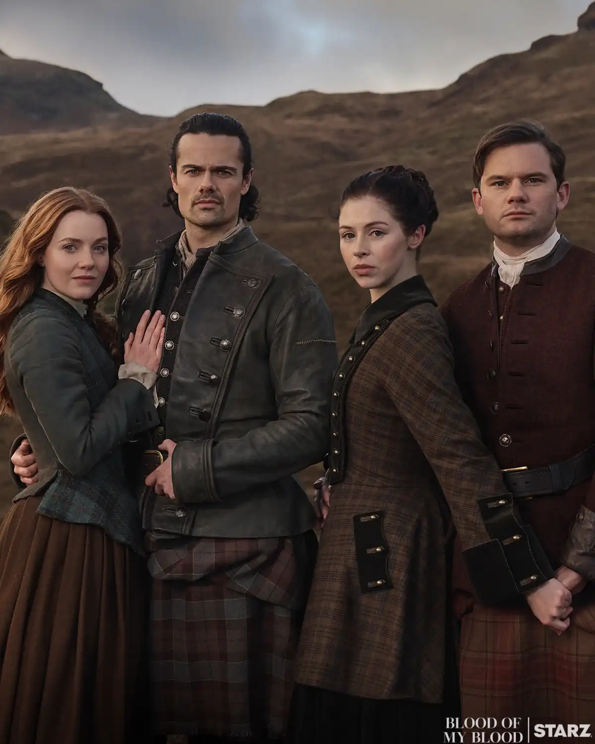 Ellen, Brian, Julia et Henry réunis dans les Highlands