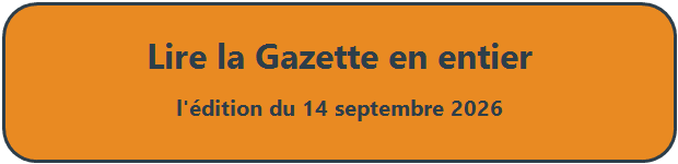 La Gazette de Fraser’s Ridge septembre 2026 