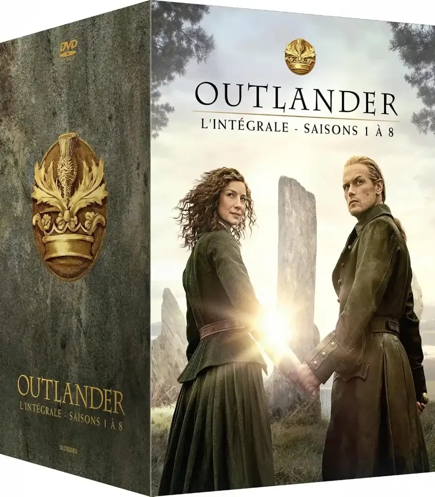 Coffret DVD Outlander, integrale des saisons 1 a 8 (39 DVD)